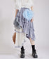 Big Flower See-Through Skirt